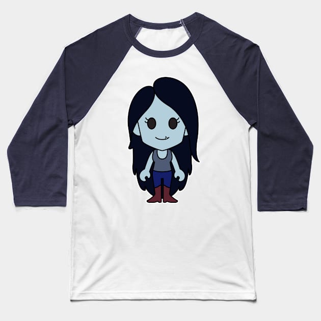 Marceline Vampire Queen Baseball T-Shirt by Chibi Pops